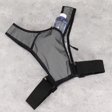 Kamizelka Wozinsky WKDB1 do biegania odblaskowa z kieszeniami - czarna