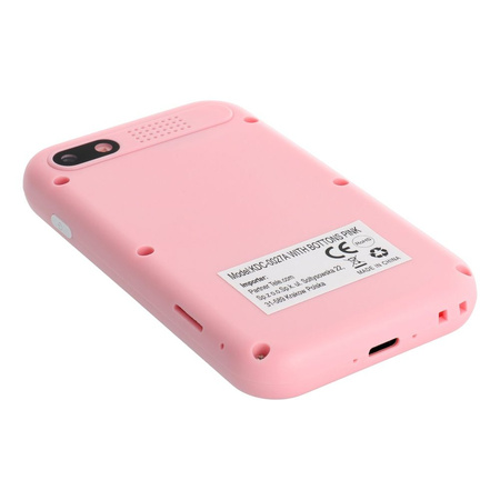 Telefon do gier dla dzieci z ekranem IPS 2,4" z przyciskami KDC-0027A różowy