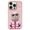 Nimmy etui iPhone 16 Pro 6.3"             różowy/pink Cool&Cute 2.0 Cat