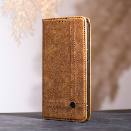 Etui Smart Seam do Xiaomi Redmi Note 14 4G (Global) brązowe (164.84 x 78.15 x 8.16 mm)