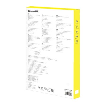 Baseus DeepDive-Gehäuse wasserdicht IPX8 mit 4 Dichtungsschichten – weiß und gelb