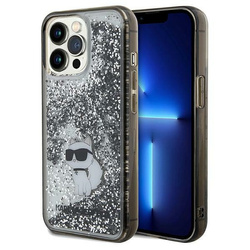 Karl Lagerfeld nakładka do iPhone 13 Pro Max 6,7&quot; KLHCP13XLKCNSK HC LIQ. GLITTER C transparentna