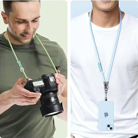 Uniwersalna Smycz do Telefonu 1,2m USAMS ZB282GS01 (US-ZB282) czarne