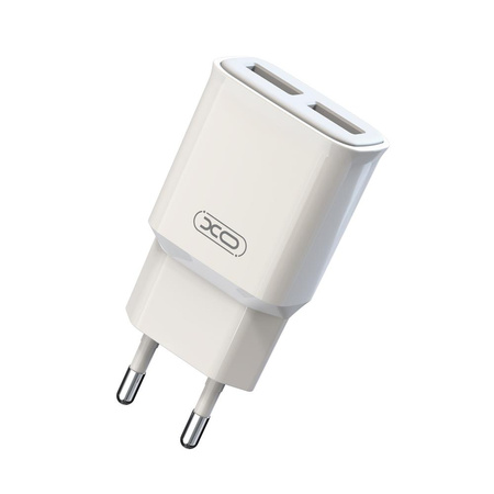 XO ładowarka sieciowa L92C 2x USB 2,4A biała