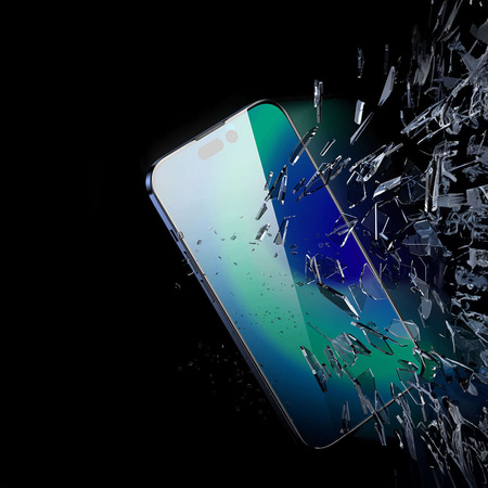 Baseus Privacy szkło hartowane do iPhone 14 Pro na cały ekran 0.4mm prywatyzujące filtr Anti Spy + zestaw montażowy