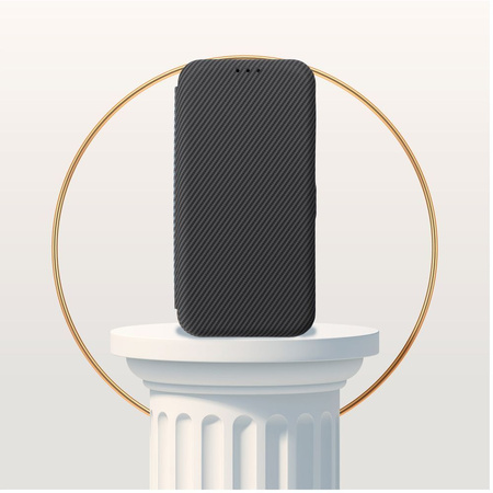 Kabura FOLIO Side Magnet do IPHONE 16 PLUS czarny