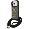 Guess 4G Big Logo Cord Stap Crossbody Case für iPhone 17 Pro - Braun