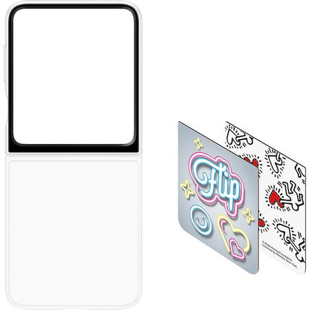 Etui Samsung EF-ZF741CTEGWW Z Flip6 F741 przezroczysty/transparent FlipSuit Case