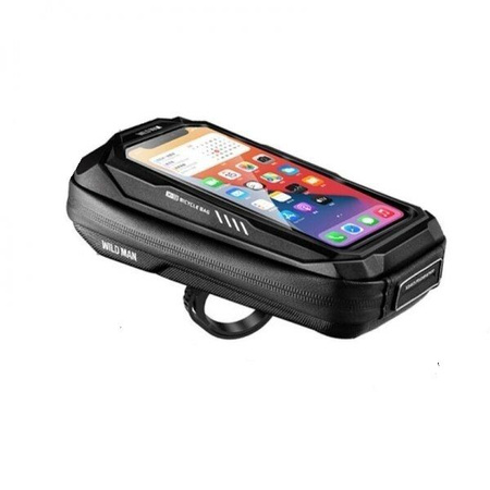 WILDMAN sakwa rowerowa na kierownicę na zamek 0,5L (4" - 7") X3 czarna