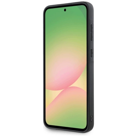 Etui Guess Grained Big 4G Logo Small Classic Logo na Samsung Galaxy A56 - beżowe