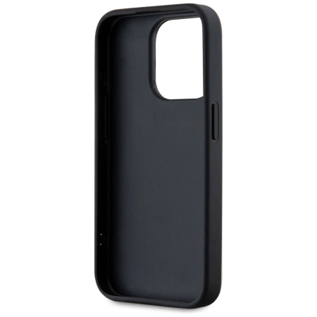 Etui Karl Lagerfeld Saffiano Athleisure Stripes Cord na iPhone 15 Pro Max - czerwone