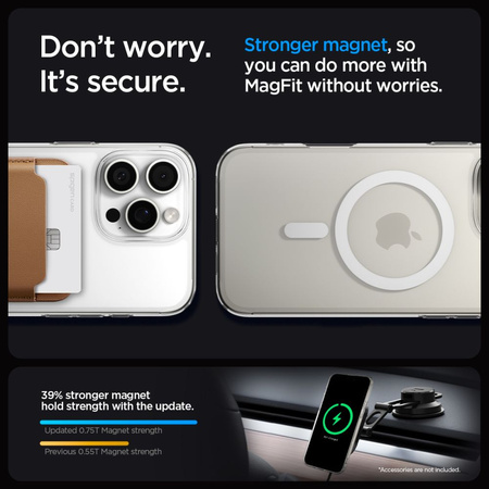 Etui Spigen Liquid Crystal MagSafe na iPhone 16 Pro Max - przezroczyste