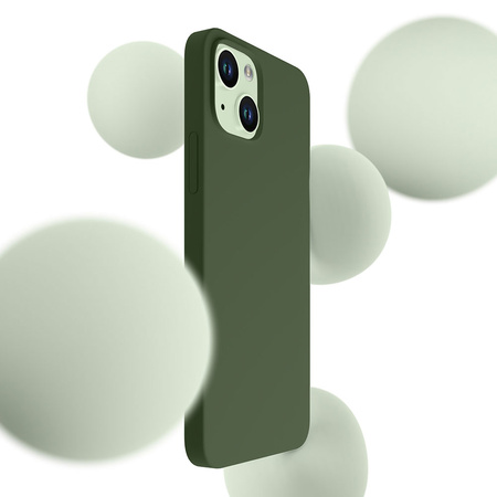 Etui 3mk Hardy Silicone MagCase na iPhone 15 Plus - zielone