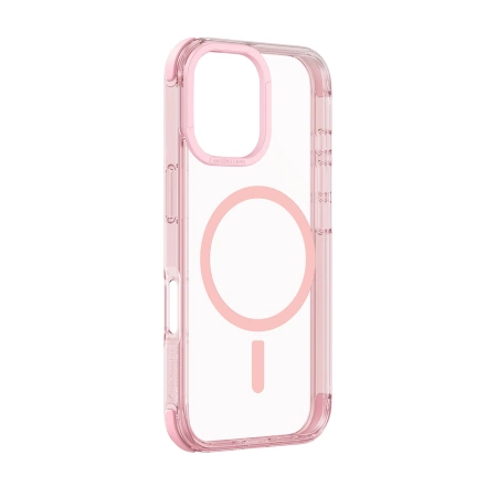 Etui silikonowe AMAZINGTHING Omni Mag Case do iPhone 16 - ciemnoróżowe