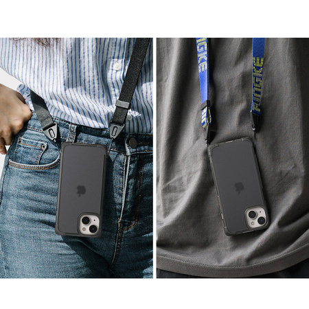 Ringke Fusion Bumper Case für iPhone 14 Plus grau