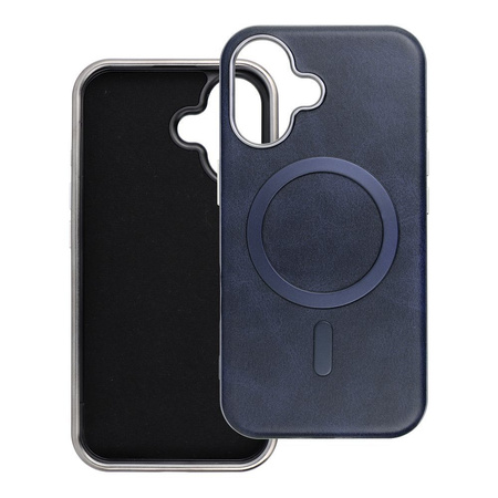 Futerał GENTLEMAN MAG COVER kompatybilny z MagSafe do IPHONE 16 PRO granatowy