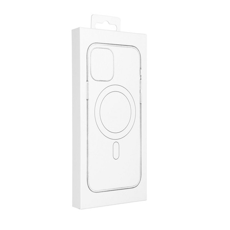 Futerał Silicone Mag Cover kompatybilny z MagSafe do IPHONE 15 czarny
