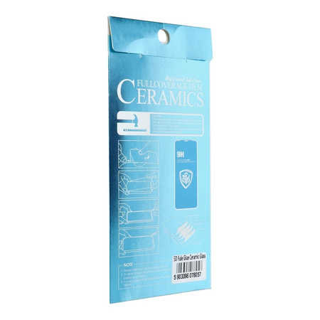 5D Full Glue Ceramic Glass - do iPhone XS Max / 11 Pro Max  czarny
