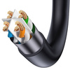 Baseus Speed Seven High Speed RJ45 Network Cable 10Gbps 1m Black (WKJS010101)