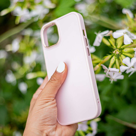 Nakładka Satin do iPhone 15 Plus 6,7" różowa
