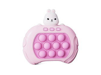 Gra zręcznościowa Króliczek (Pop It) PINK / RÓZOWY