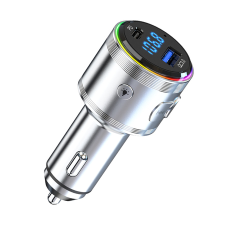Accessories - 3mk Hyper Car Power Transmitter 48W QC PD PPS USB 1C1A Silver