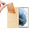 Dux Ducis Skin Pro Bookcase type case for Samsung Galaxy S22 Ultra golden