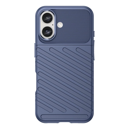 Thunder Case for iPhone 16 Silicone Case - Blue