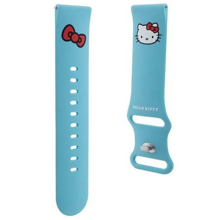 Hello Kitty Silicone Kitty Head - Pasek uniwersalny do smartwatcha 22 mm (niebieski)
