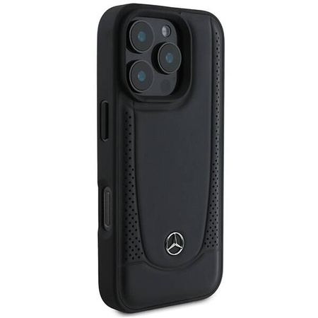 Mercedes nakładka do iPhone 16 Pro Max 6,9&quot; MEHCP16XARMBK Hardcase Leather Urban czarna