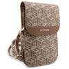 Guess Handtasche GUWBHGCFSEW braun/braun GCube Stripe