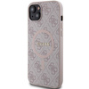 Oryginalne Etui GUESS Hardcase GUHMP15SG4GFRP do iPhone 15 (Kompatybilny z Magsafe / 4G Ring classic logo / różowy)