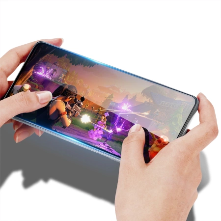 Dux Ducis Privacy Tempered Glass für Samsung S25 - Schwarzer Rahmen