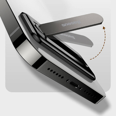 Baseus selbstklebender faltbarer Telefonhalter schwarz (LUXZ000001)