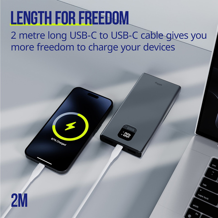 Allity kabel AUC-02 USB-C - USB-C 2,0 m 100W biały