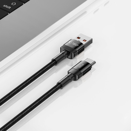 Kabel USB - USB Typ C 100W / 5A 1m Tech-Protect UltraBoost EVO czarny