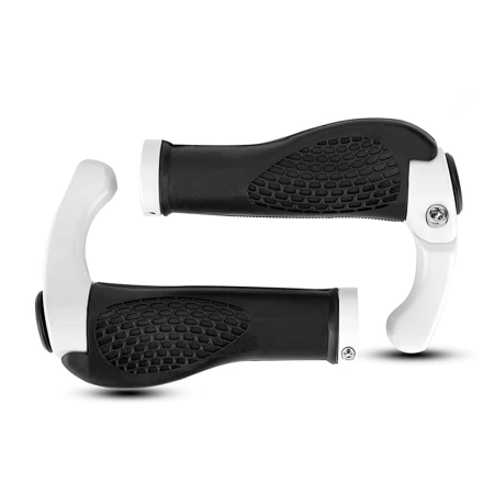 Rockbros BT1007W Fahrradhalter-Set mit Hupen – Weiß