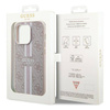 Guess nakładka do iPhone 15 Pro Max 6,7&quot; GUHMP15LP4RPSP HC MAGSAFE 4G PRINTED STRIPES różowa