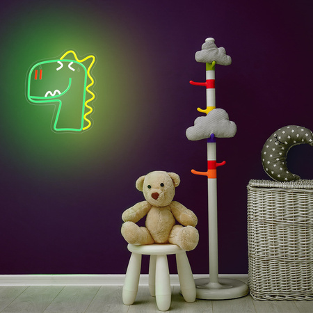 Neon PLEXI LED JURASSIC DINO zielony FLNJ02 Forever Light