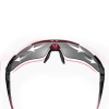 Rockbros 10001 polarizing cycling glasses - black and red