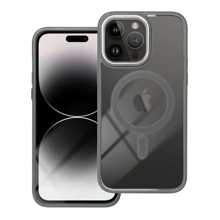 Futerał COLOR EDGE MAG COVER kompatybilny z MagSafe do IPHONE 17 Pro Max tytanowy szary
