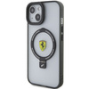 Ferrari FEHMP15SUSCAK iPhone 15 6.1" black/black hardcase Ring Stand 2023 Collection MagSafe