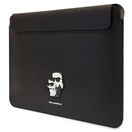 Karl Lagerfeld Sleeve KLCS16SAKCPMK 16&quot; black/black Saffiano Karl&amp;Choupette