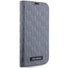 Karl Lagerfeld KLBKP14XSAKLHPG iPhone 14 Pro Max 6.7" bookcase srebrny/silver Saffiano Monogram