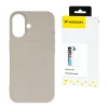Etui Wozinsky Liquid Silicone Case MagSafe na Samsung Galaxy S24 FE - beżowe
