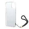 Original Handyhülle IPHONE 14 PLUS Guess Hardcase 4G Print Strap (GUOHCP14MH4STK) schwarz