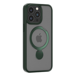 Comma nakładka Joy Shark Mag do iPhone 15 Plus ciemno zielona