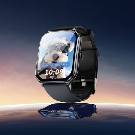 HOCO smartwatch z funkcją rozmowy AMOLED Y28 czarny