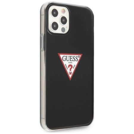 Guess GUHCP12MPCUCTLBK iPhone 12 Pro / iPhone 12 czarny/black hardcase Triangle Collection