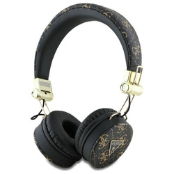 Oryginalne Słuchawki Nauszne Bluetooth ENC GUESS 4G Triangle Round Shape GUBH70E4PTMK czarne